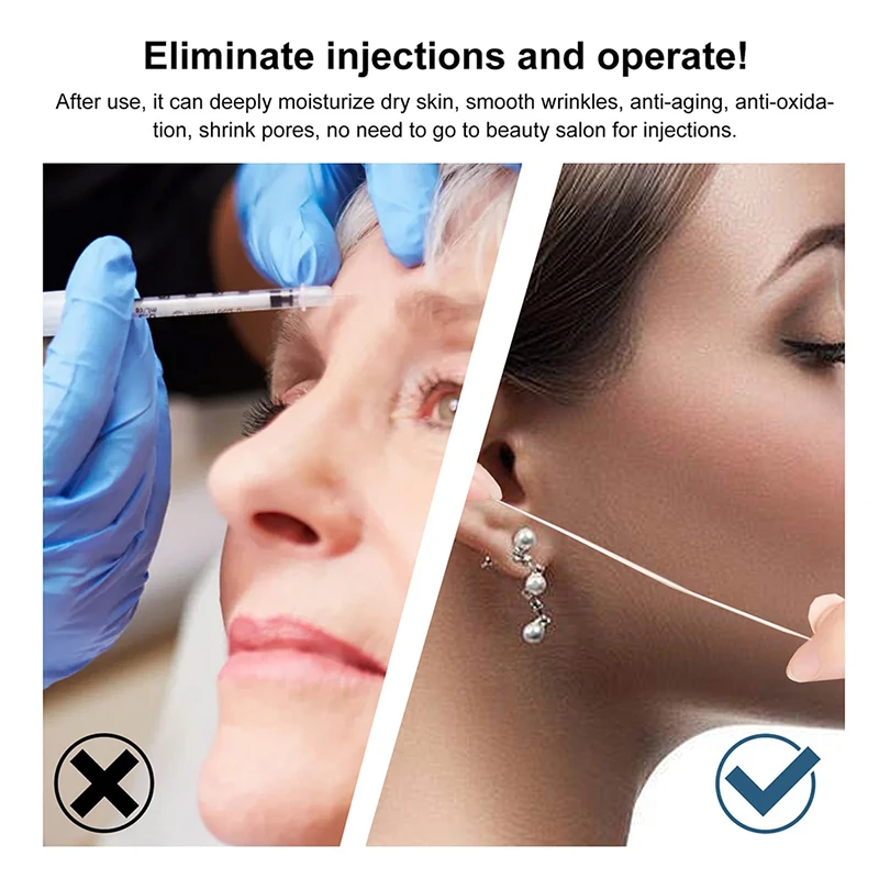 Absorbable No Needle Gold Protein Line Anti-wrinkle Face Filler Lift Firming Collagen Thread Anti-Aging Skin Care 60/120pcs face filler