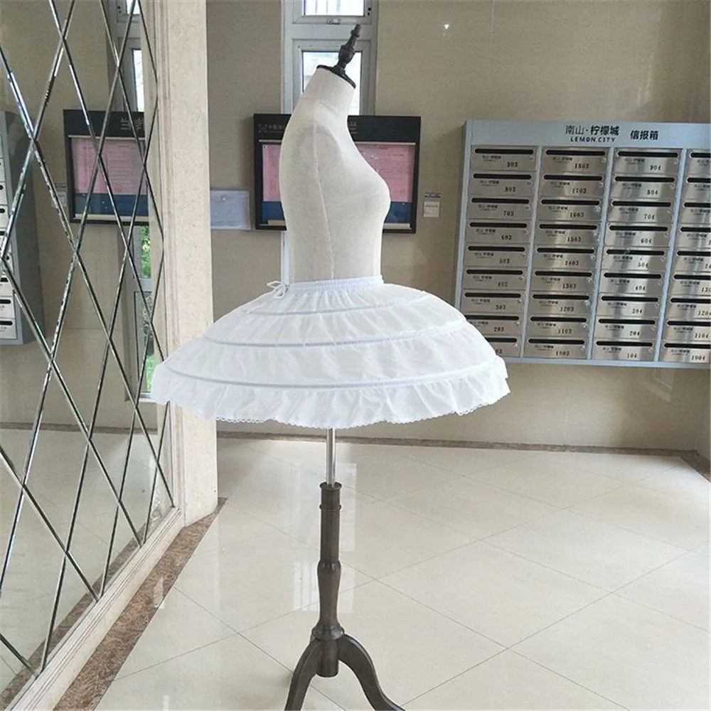 Wedding Petticoats 3 Hoops For Short Dress Ballet Skirt Girls Crinoline Elastic Waist Underskirt Jupon Court wedding underskirt wedding petticoat petticoat underskirt petticoat skirt