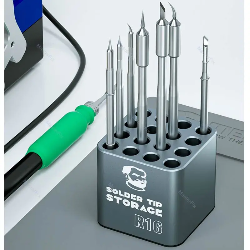 soldering iron tips storage box mechanic R16 multifunctional for C210 C245 C115 T12 heating core