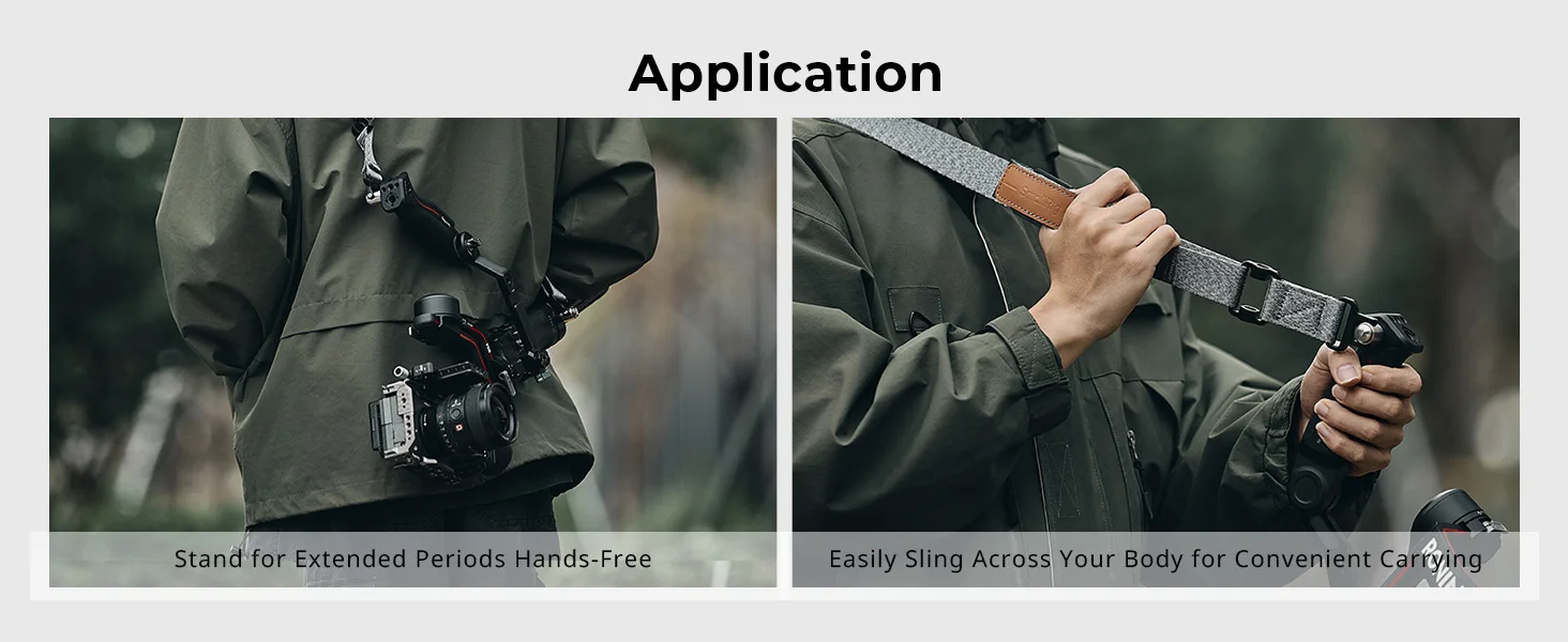 Sling Handle Kit with Weight-Reducing Shoulder Strap Kit for DJI RS 3/ RS 3 Pro