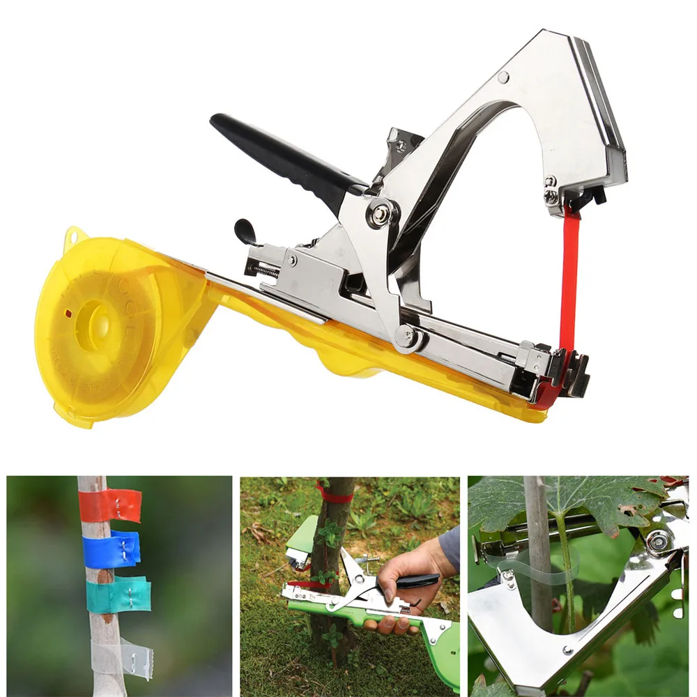 Binden Maschine Anlage Garten Anlage Tapetool Tapener + 10 Rollen Band Set für Gemüse Trauben Tomaten Gurke Pfeffer Blume