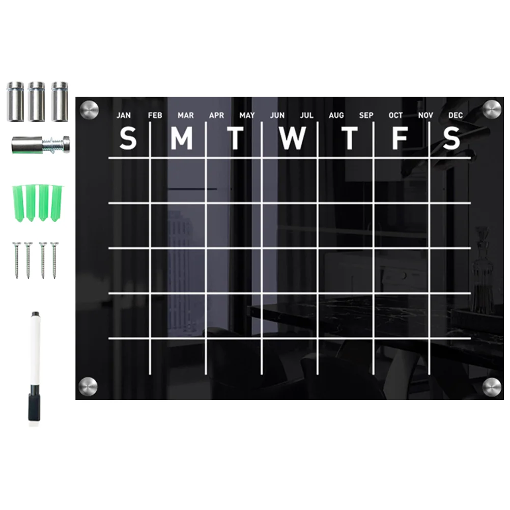 

Стираемая доска для сообщений, акриловый планировщик для записей, ЕЖЕНЕДЕЛЬНЫЙ КАЛЕНДАРЬ, белая доска, сухое стирание для настенных календарей, минималистский