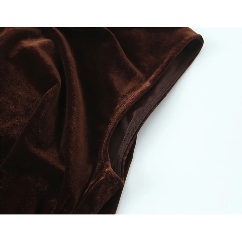 Chic Elegant Lace Splicing Short Dress Woman 2025 New Fashion Velvet Sleeveless Mini Dresses For Women Slim Party Dresses