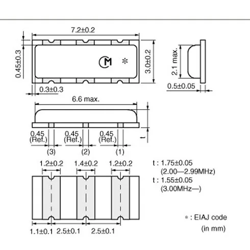 20pcs/ 7*3 patch 3 pin Original CSTCC4M00G53-RO CSTCC4M 4MHZ 4.000MHZ crystal oscillator