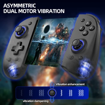 Wireless Controller With Dual Vibration 6axis Wake For NS Switch Joypad Game Handle Grip L/R Joystick BT5.2 Gamepad 5