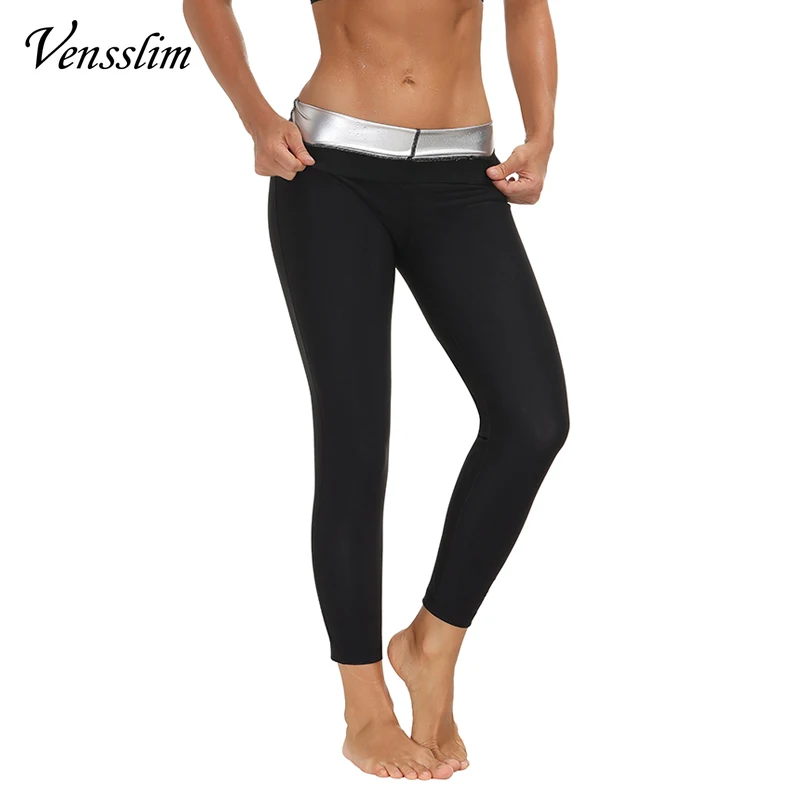 Description Picture 5 of itemVensslim Sweat Sauna Pants Body Shaper Weight Loss Slimming Shapewear Women Waist Trainer Tummy Hot Thermo Sweat Leggings Gym