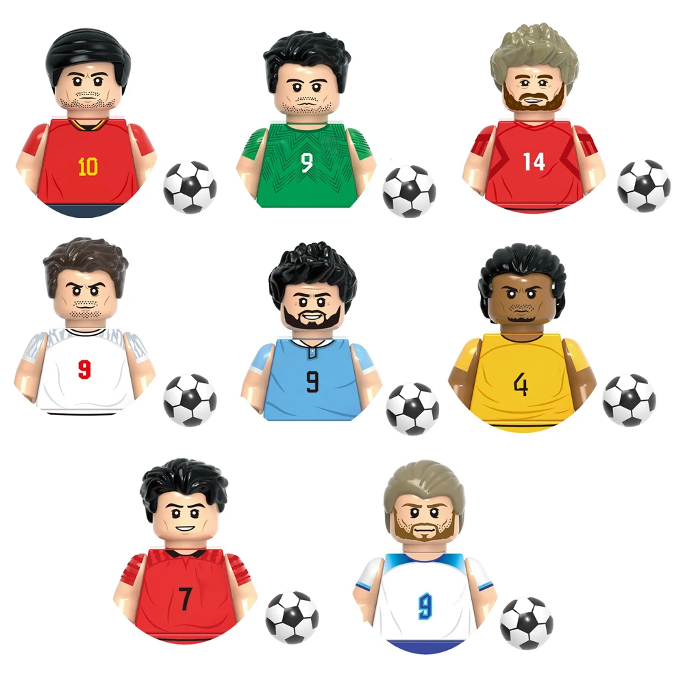 Calcio E Basket Tutti Gli Sport Modello Stella Mattoni Serie Personaggi Cartoon Mini Action Figure Building Blocks Giocattoli Per Bambini