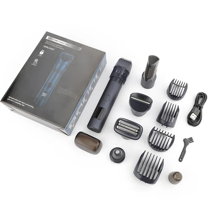 Xiaomi Youpin Men's 5-in-1 Multifunctional Grooming Set IPX6 Waterproof Hair Clipper Nose Hair Trimmer Shaver High-power JK-881 6