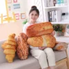 JBTP Simulational Bread Plush Pillow Creative Food Plush Toy Funny Fastfood Nap Pillow Cushion Home Decor Kids Toy Birthday Gift 3
