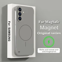 Ultrathin Framel Matte Phone Case with Magsafe Compatibility - Galaxy A17 4G 5G (GRAY)