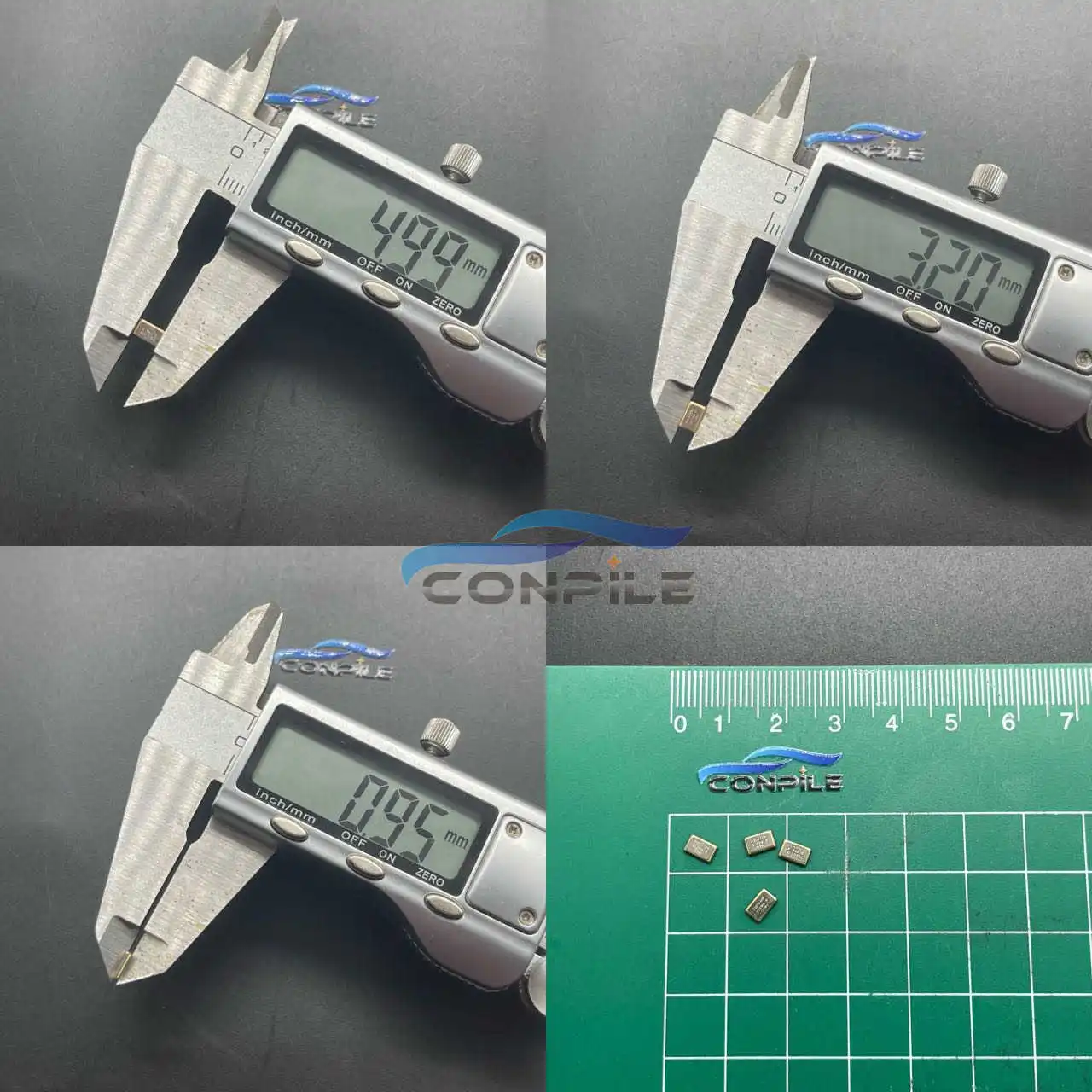 9.8437 for BMW remote control key 4 feet crystal oscillator chip IC 4pcs automotive ic chip car key transponder chip