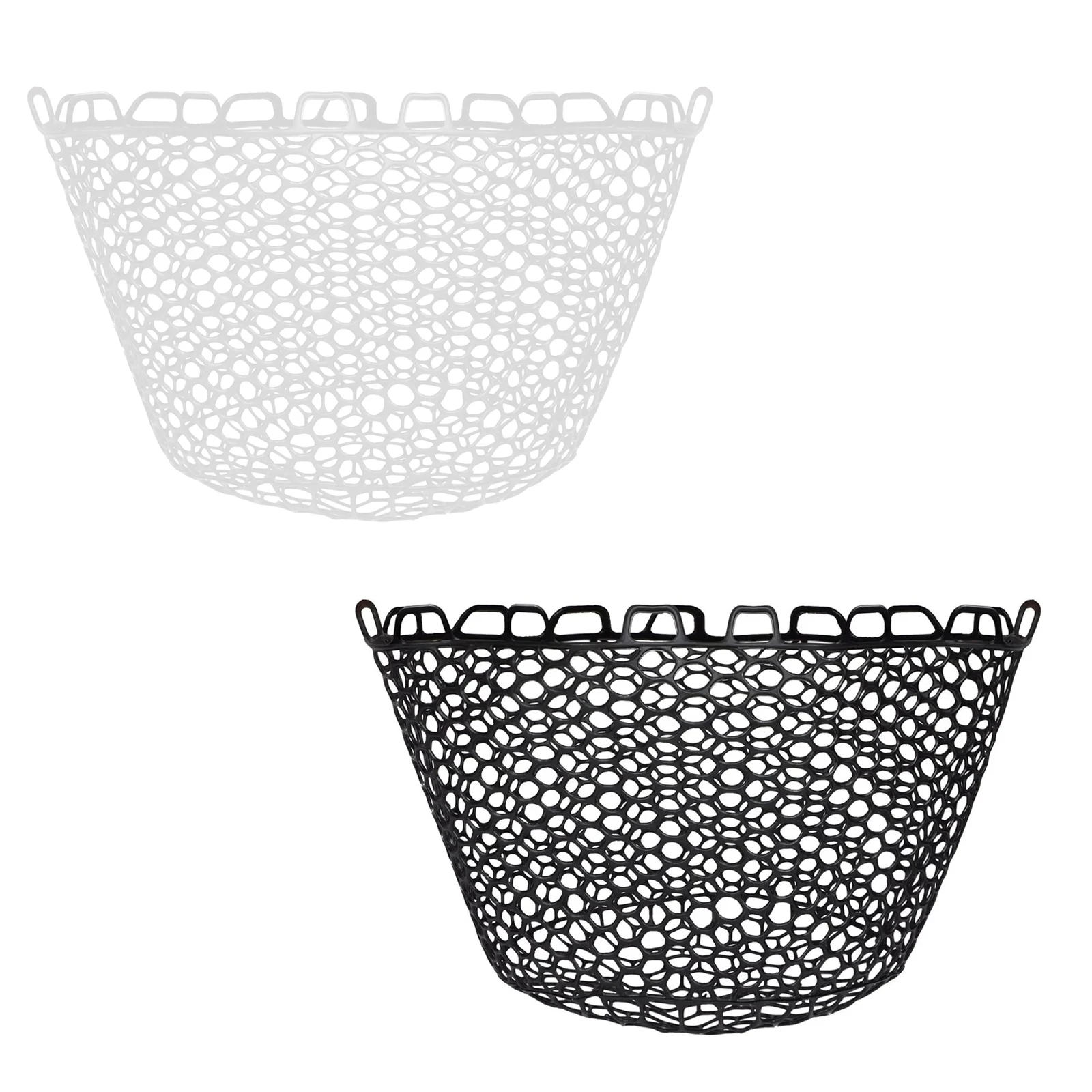 Replacement Fishing Net Deepened Soft Flexible Rubber Fishing Landing Mesh  for Angler Black