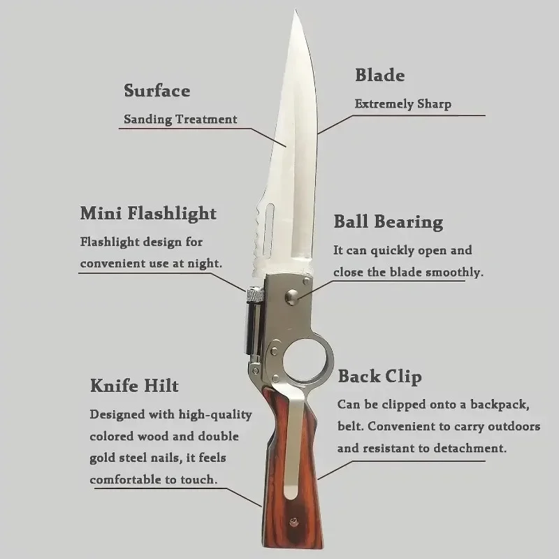 AK47 Pocket Folding Knife 5