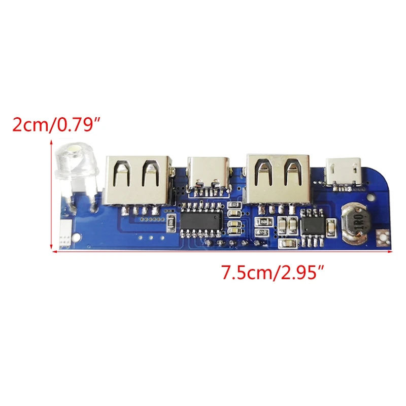 Power Bank Motherboard DIY Mobile Tablet Power Motherboard Circuit Board 3.7V 5V 2A