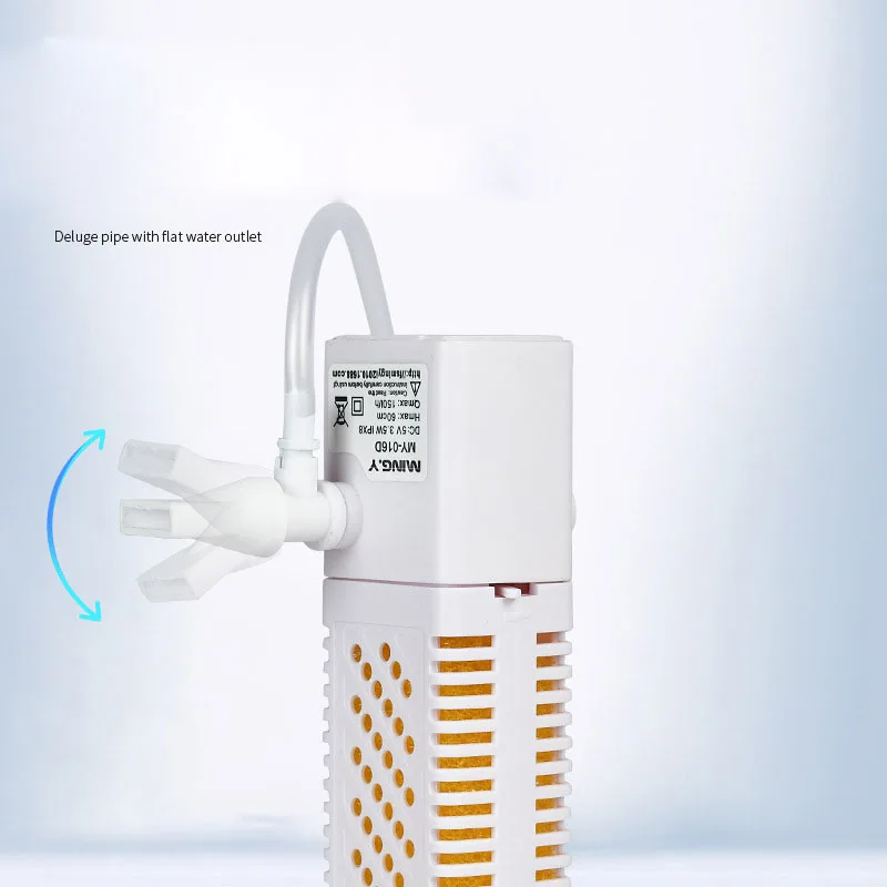 DC 5v 3.5w USB power Multifunctional Fish Tank Aquarium Filter Silent Oxygenation Pump Biochemical Filtration submersible k 4