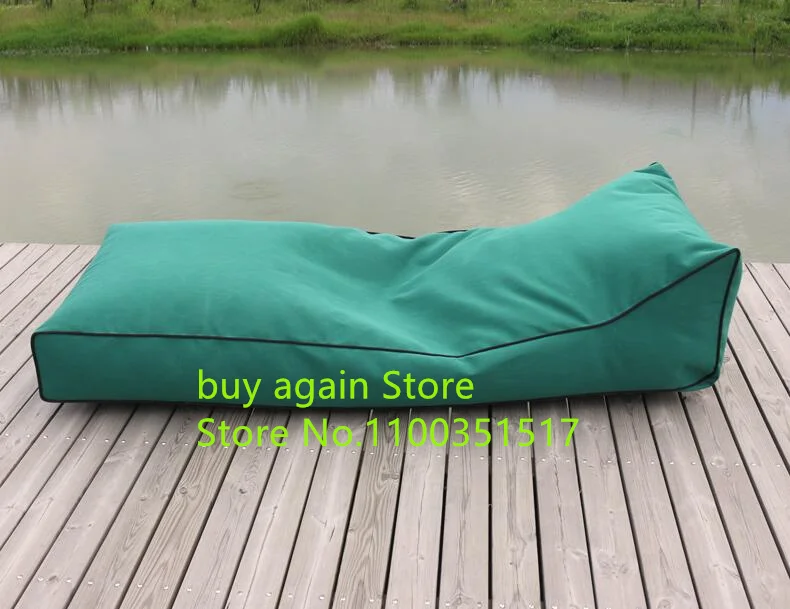 Waterproof lazy beanbag sofa outdoor bean bag high quality waterproof recliner cozy chair cover only