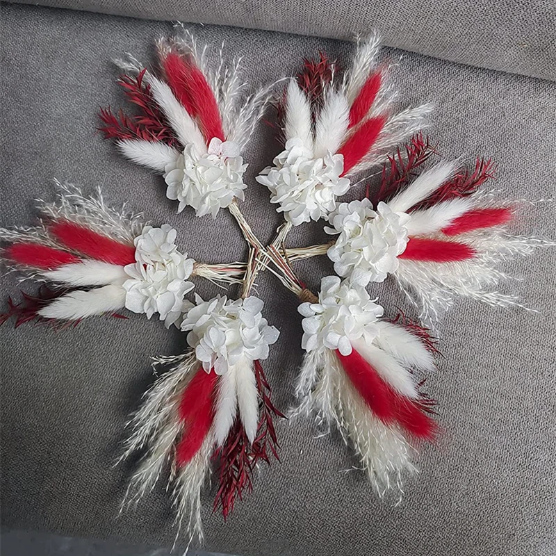 

Mini Dried Flowers Bouquet Valentine's Day Small Dry Flowers Photography Backdrop Decor Wedding Party Supplies DIY Arrangement