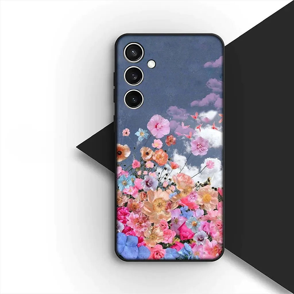 Elegant Red Rose and Pink Peony Floral Phone Case