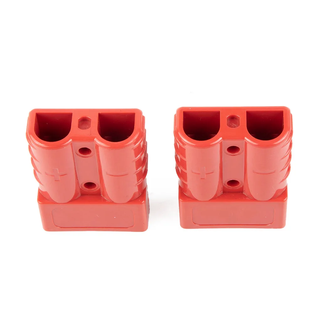 

Factory Workshop Current Connectors Industrial Plugs 1 Pair 48x37mmx16mm 600V Battery Power Connector Copper Silver PPO