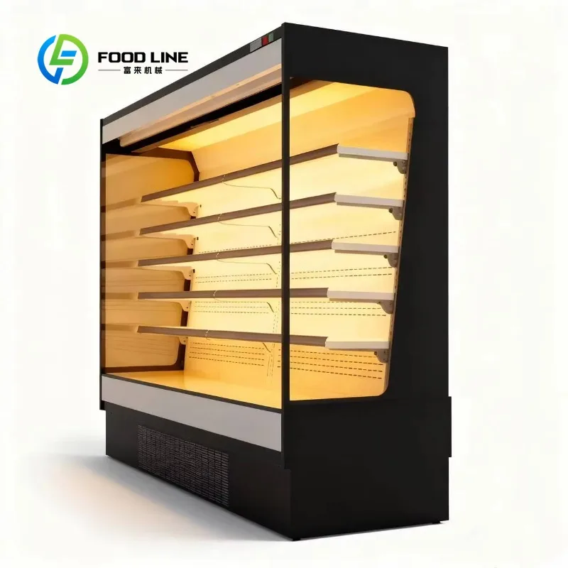 Customized Commercial Air Curtain Open Merchandiser Display Case Stable Suitable for Refrigeration Equipment Wholesalers 2
