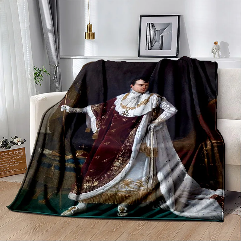 Napoleon Bonaparte printed blanket, French Emperor, Italian King, sofa cover blanket, blanket, bedsheet blanket 4