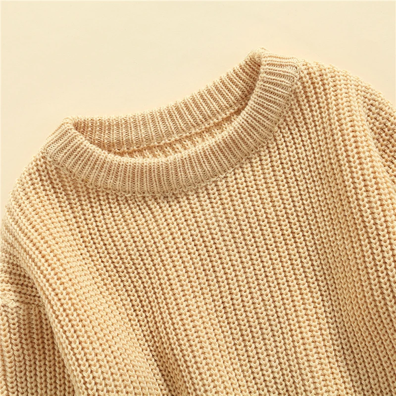 Spring Autumn Newborn Infant Toddler Kids Sweater Knit Wear Pullovers Tops