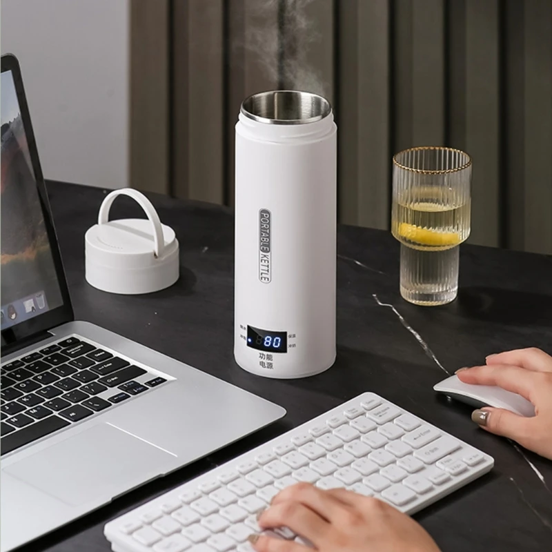 Travel Kettle Portable Small Electric Kettle Stainless Steel Coffee Kettle Hot-Water Ketlle Business Trip Hotel Dropshipping 5
