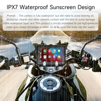 7 Inch Motorcycle Multimedia Player IP67 Waterproof GPS Navigation Recorder Wireless CarPlay Android Auto Touch Screen Bluetooth - Image 6