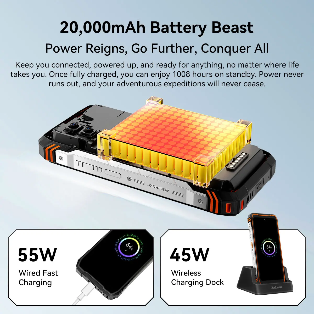 Blackview XPLORE 1 Pro Rugged Smartphone,6.78'' 2.4K Display,12GB+256/512GB,20000mAh, Android 15,Thermal Imaging Backed by FLIR