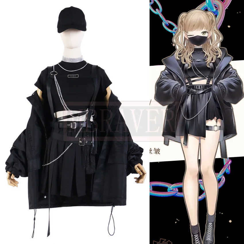 

VTuber Hololive Sister Cleaire Косплей Униформа Рождество Хэллоуин костюм на заказ любой размер