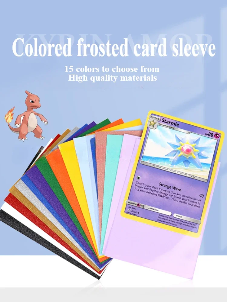 Kartenhüllen in Standardgröße Premium Perfect Exact Fit Innenkartenhüllen mit Pokemon-Karten für TCG MTG-Sportkarten ﻿ – Detail 1