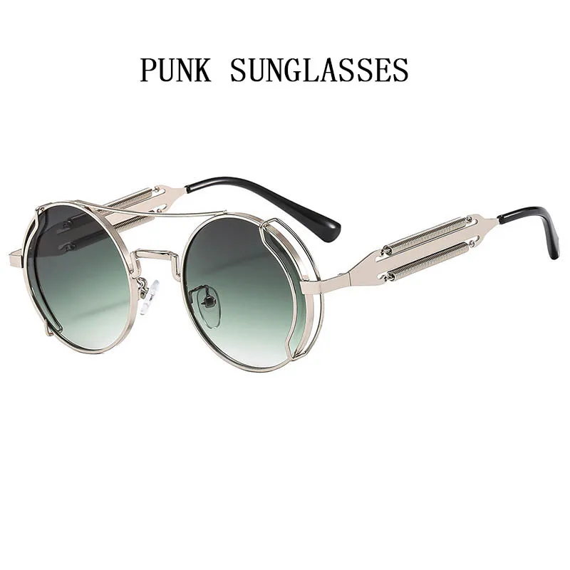 Steampunk Lunette Fashion Punk Sunglasses For Men Designer Vintage