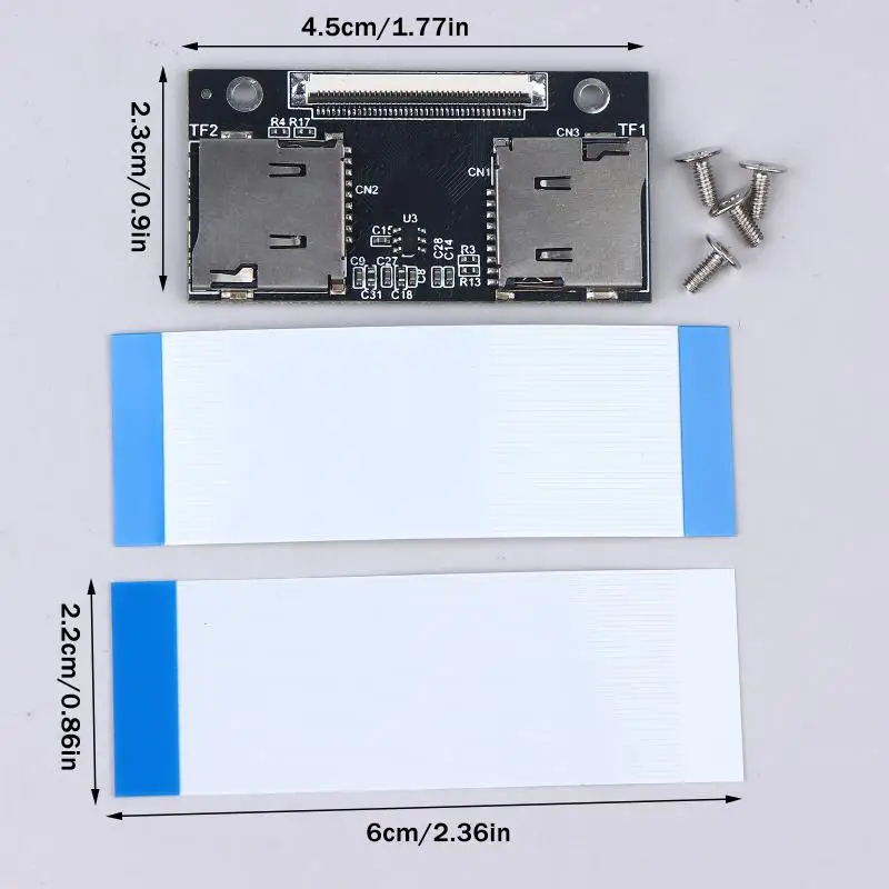 *Dual TF Card Memory Card To CE Interface Connection Card Expansion Card For Computer Industrial Control Machine VCR NAS. - 6