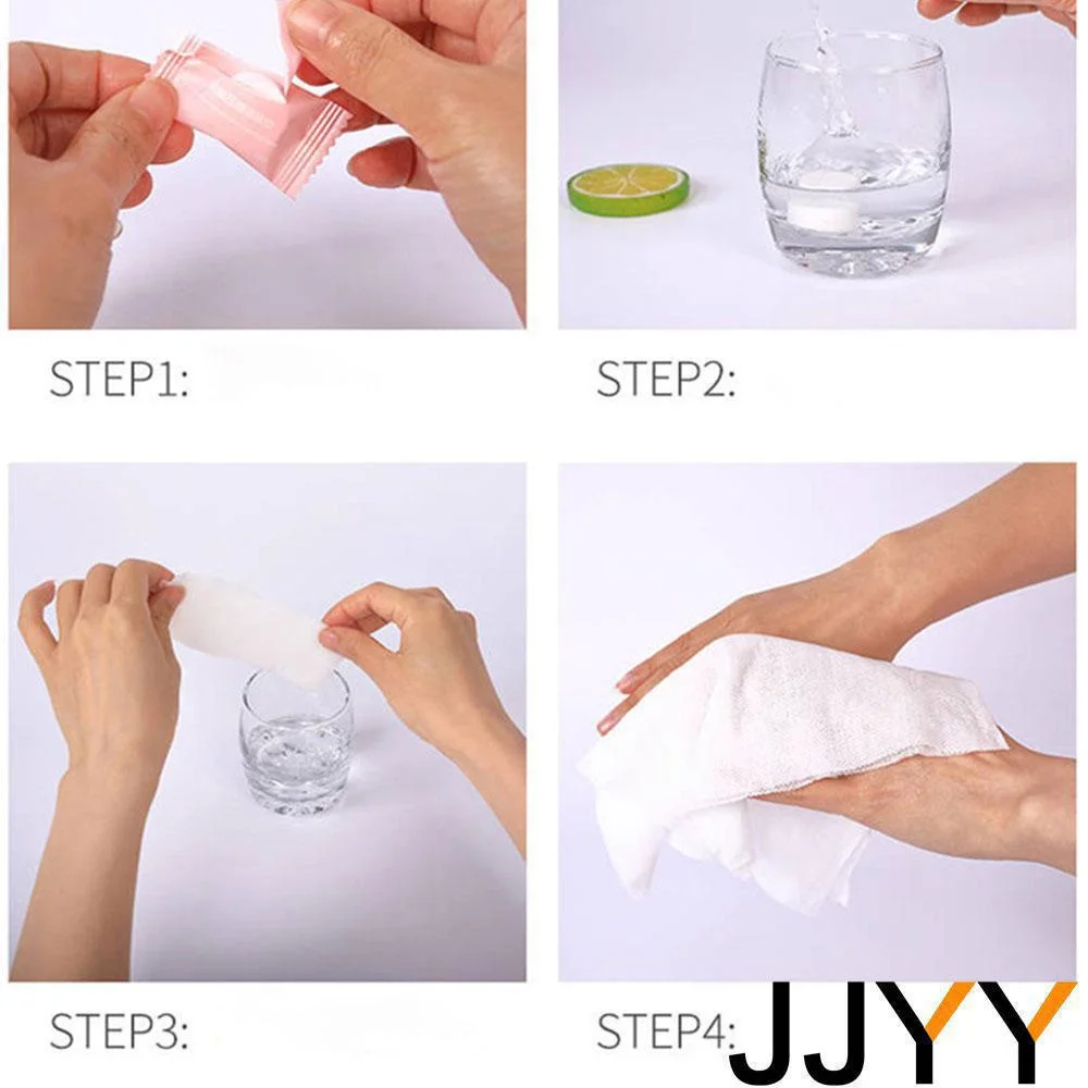 Compressed Cotton Towel Pure Cotton Travel Portable Mini 30Pcs