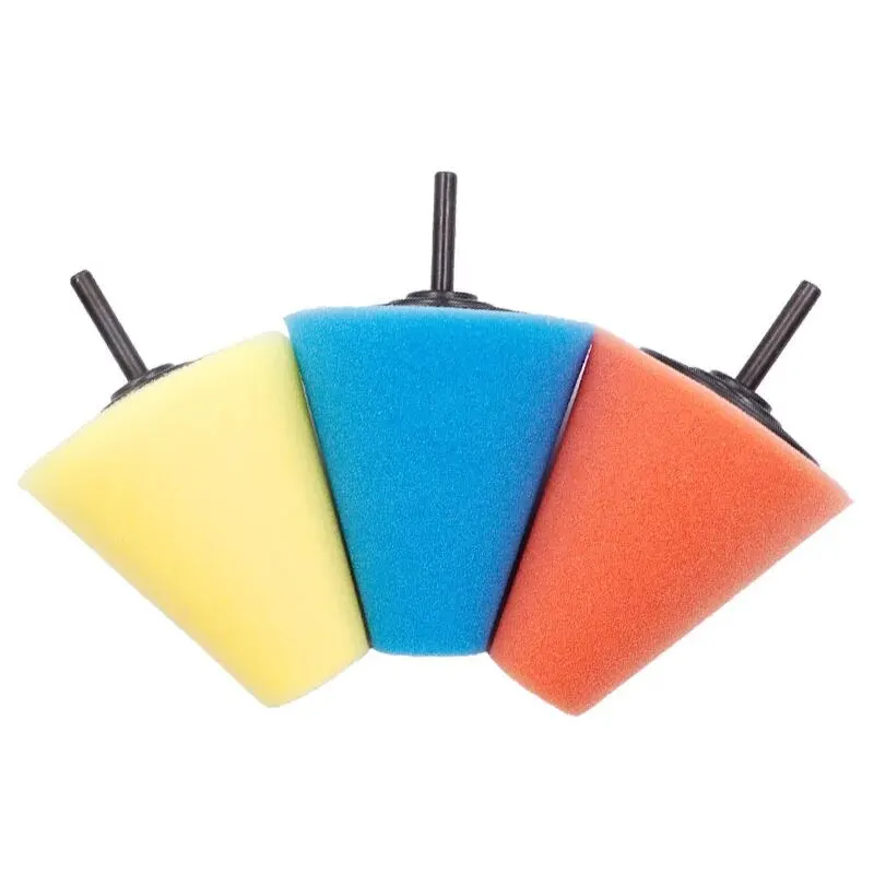 Sponge Polishing Cone Polishing Ball Wheel Car Beauty Waxing Pad Buffer Waxing Buffing Pad Car Sealing Glaze car waxing pad