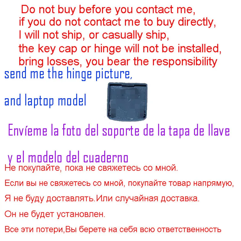 Keycaps Scissor Clip Dobradiça para Lenovo Ideapad 14iil05 32014 15 330-15 11 Yoga 530-14 730-15 Chaves Chave Boné Teclado Chaveiro - Imagem 5