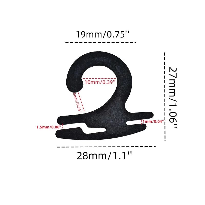 판지 패키지 디스플레이 걸이 후크 행어 양말 제품, 의류 액세서리 페그, 2000 개