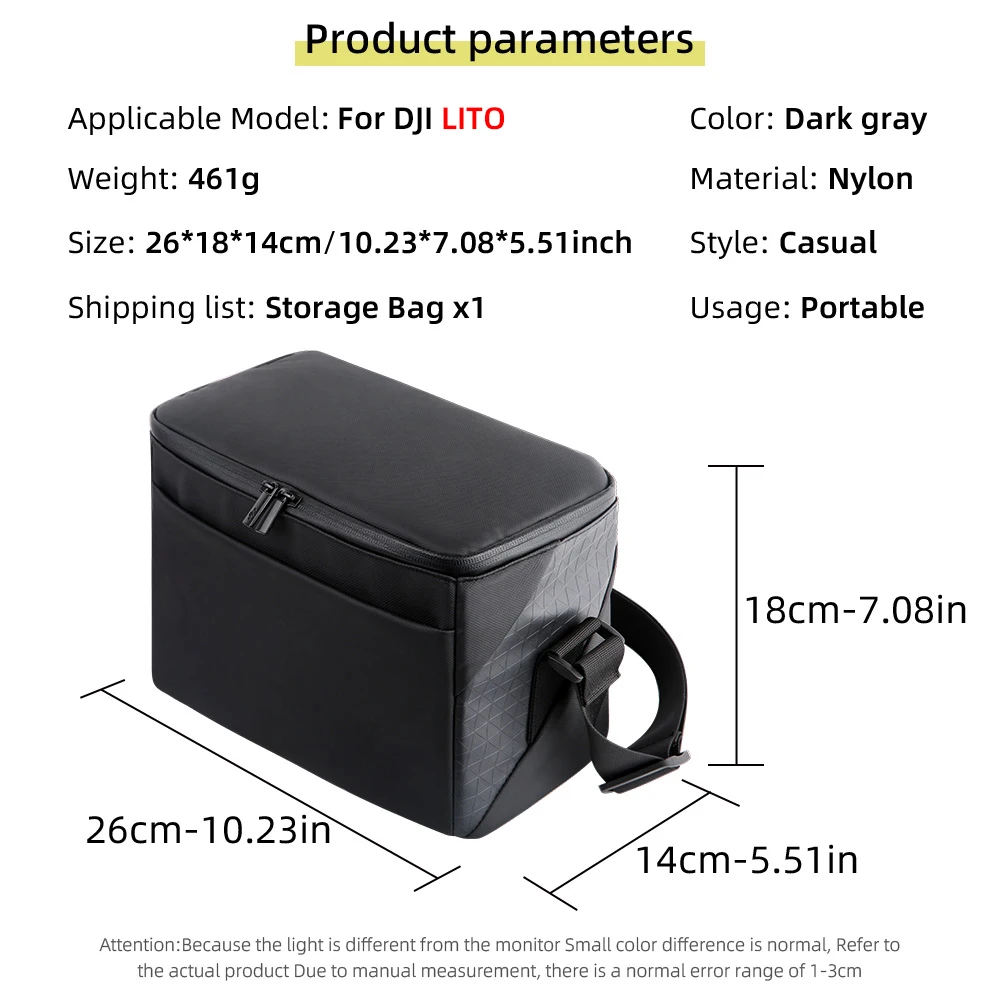 ? DJI Lito x1 보관 케이스, 숄더백, 휴대용 케이스, 액세서리