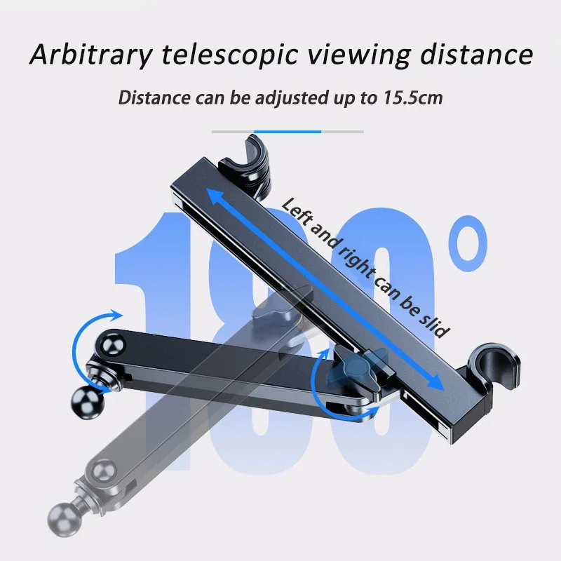 New Tablet Car Holder 360 Rotation Rear Pillow Holder Tablet Car Back Seat Bracket Phone Stand For Phone iPad Tablet 4.5-13 Inch