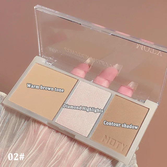 3-Color Bronzer Contouring Palette Image 9