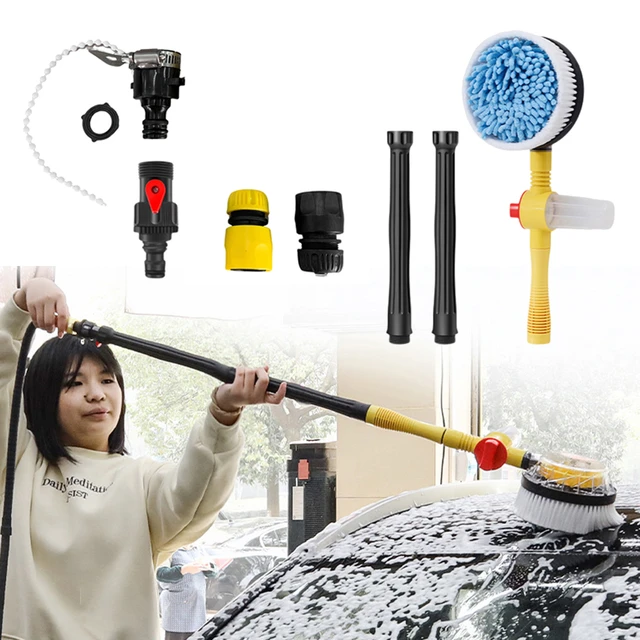 Auto Cleaning Wheel Brush Car Detailing Spinning Brushes Rotary