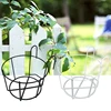 Garden Hanging Plant Iron Racks Balcony Round Flower Pot Rack Railing Fence 2