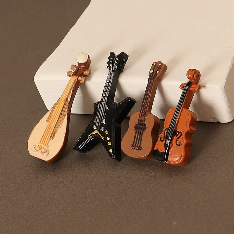 

4 шт., миниатюрная Классическая гитара для кукольного домика