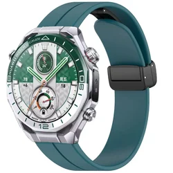 Magnetic Silicone Sports Strap - Soft & Comfortable Bracelet for Smartwatches (Rock blue)