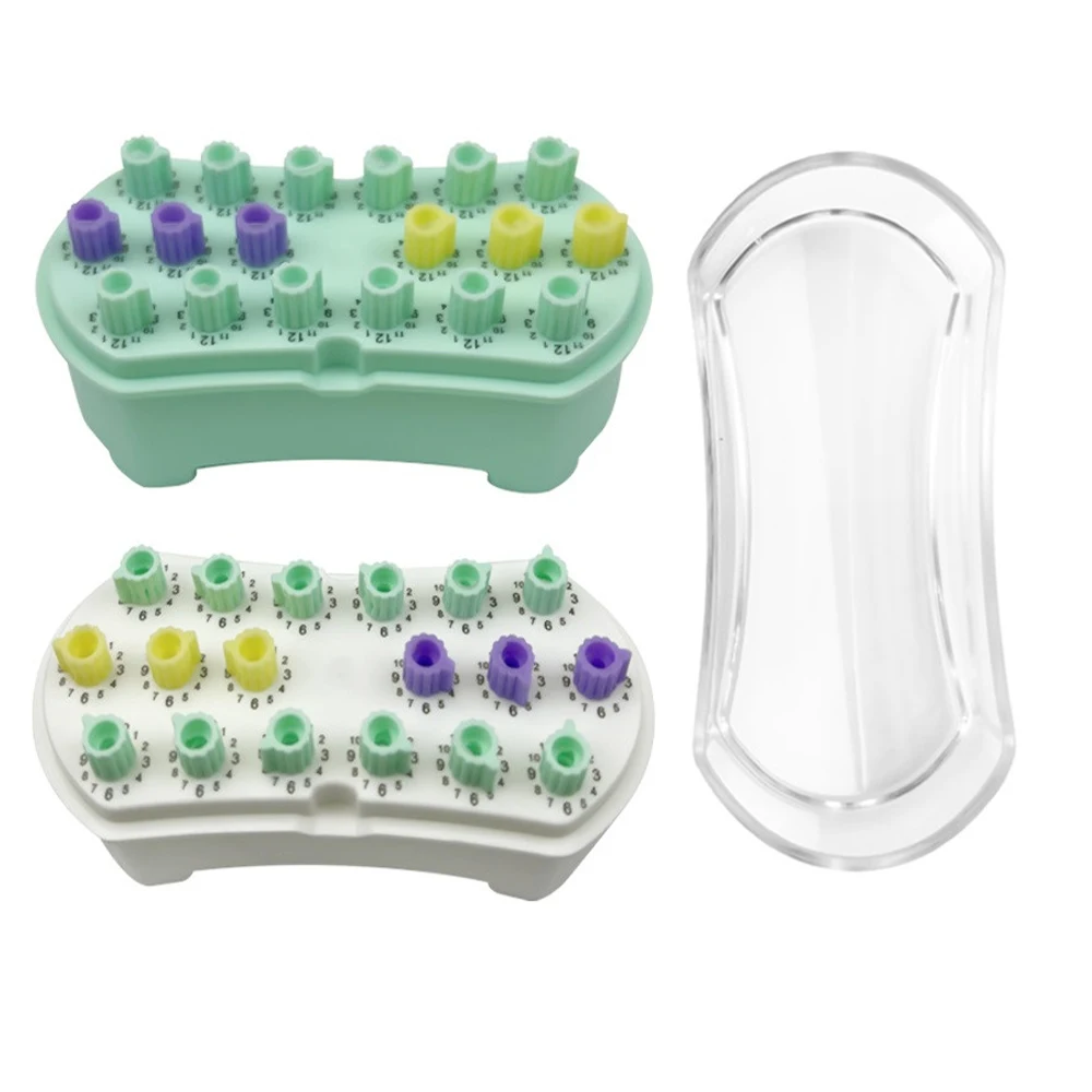 

Для стоматологической дезинфекции Box Эндодонтический держатель для корневых каналов с количеством стерилизаторов чехол Burs Endo держатель файлов 18 отверстий