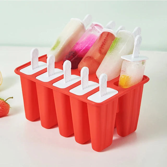 Homemade Popsicle Molds Shapes, Silicone Frozen Ice Popsicle Maker