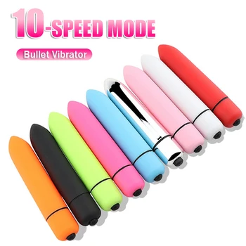 10 Climax Speed Modes Vibrators For Women Sexy Toys Mini Bullet Vibrator For Female Dildo Clitoris Stimulator Sex Toys Adults 18 1