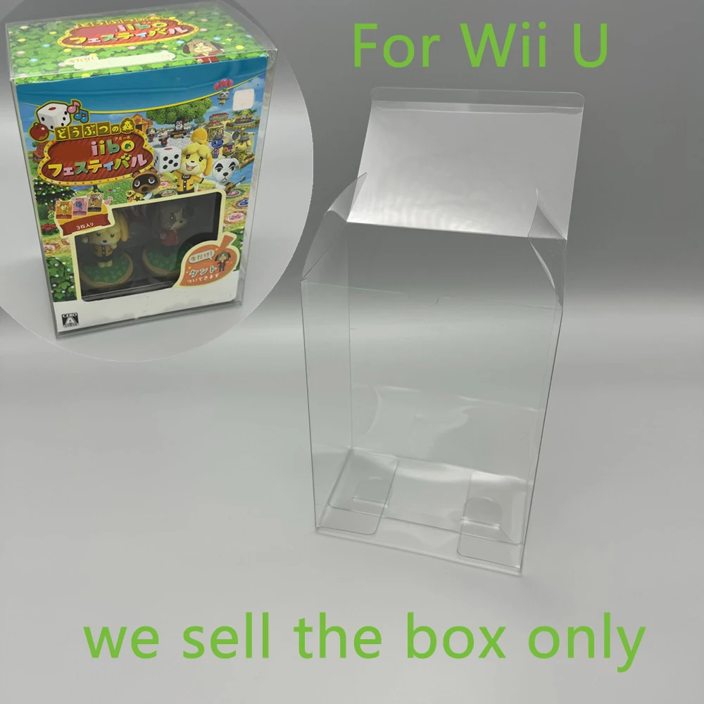 Tep Storage Game Shell Trasparente Box Protector Per Wiiu Am Ii Bo Bundle Edition Collect Clear Display Case Box