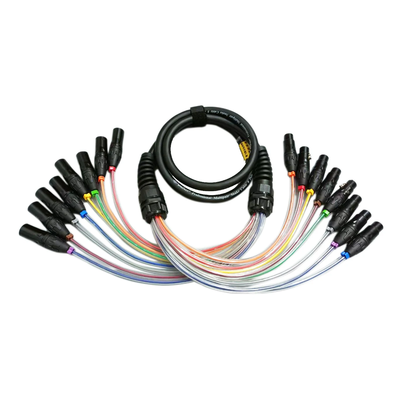 

Bescoos High quality 8 Channel XLR Snake Cable 8 pairs Male to Female 3 Pin XLR Balanced Audio Extension Cord