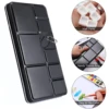 Empty Metal Watercolor Tin Palette Box With 14/26/52pcs Detachable Empty Watercolor Half Pans For DIY Travel Watercolor Palette 6